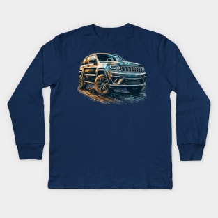 Jeep Grand Cherokee Kids Long Sleeve T-Shirt